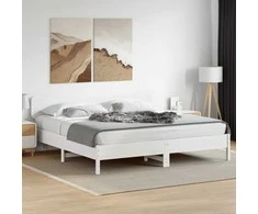 Galvūgalis, baltos spalvos, 200cm, pušies medienos masyvas