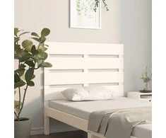 Galvūgalis, baltos spalvos, 75x3x80cm, pušies medienos masyvas