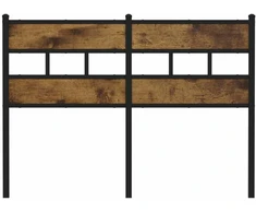 Galvūgalis, dūminio ąžuolo spalvos, 120cm, geležis ir mediena
