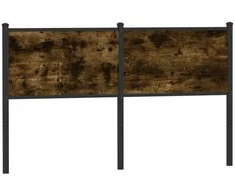 Pakaitinis galvūgalis, dūminio ąžuolo spalvos, 140cm, mediena ir plienas