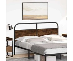 Pakaitinis galvūgalis, dūminio ąžuolo spalvos, 150 cm, plienas ir mediena