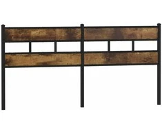 Galvūgalis, dūminio ąžuolo spalvos, 180cm, geležis ir mediena