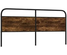 Pakaitinis galvūgalis, dūminio ąžuolo spalvos, 190 cm, plienas ir mediena
