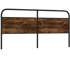 Pakaitinis galvūgalis, dūminio ąžuolo spalvos, 200 cm, plienas ir mediena