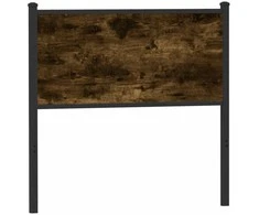 Pakaitinis galvūgalis, dūminio ąžuolo spalvos, 90cm, mediena ir plienas