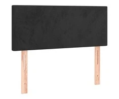 Galvūgalis, juodos spalvos, 100x5x78/88cm, aksomas