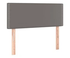 Galvūgalis, pilkos spalvos, 100x5x78/88 cm, dirbtinė oda