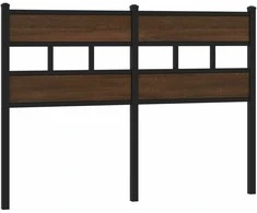 Pakaitinis galvūgalis, ruda ąžuolo, 120cm, apdirbta mediena ir plienas