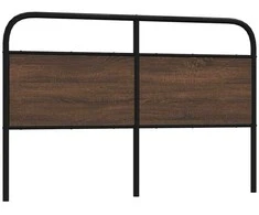 Pakaitinis galvūgalis, ruda ąžuolo, 150cm, apdirbta mediena ir plienas