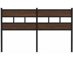 Pakaitinis galvūgalis, ruda ąžuolo, 160cm, apdirbta mediena ir plienas