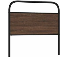 Galvūgalis, ruda ąžuolo, 90cm, apdirbta mediena ir plienas