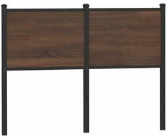 Pakaitinis galvūgalis, ruda ąžuolo spalvos, 120cm, mediena ir plienas