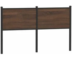 Pakaitinis galvūgalis, ruda ąžuolo spalvos, 140cm, mediena ir plienas