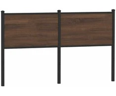 Pakaitinis galvūgalis, ruda ąžuolo spalvos, 150cm, mediena ir plienas