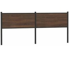 Pakaitinis galvūgalis, ruda ąžuolo spalvos, 190cm, mediena ir plienas
