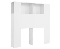 Galvūgalis-spintelė, baltos spalvos, 100x18,5x104,5cm
