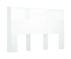 Galvūgalis-spintelė, baltos spalvos, 160x19x103,5cm