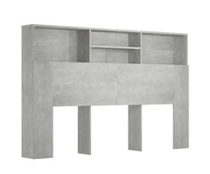 Galvūgalis-spintelė, betono pilkos spalvos, 160x19x103,5cm