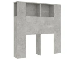 Galvūgalis-spintelė, betono pilkos spalvos, 100x18,5x104,5cm