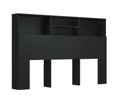 Galvūgalis-spintelė, juodos spalvos, 160x19x103,5cm