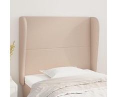 Galvūgalis su auselėmis, kapučino, 83x23x118/128cm, netikra oda