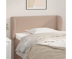 Galvūgalis su auselėmis, kapučino ,93x23x78/88cm, dirbtinė oda