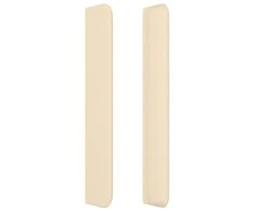 Galvūgalis su auselėmis, kreminės, 163x16x118/128cm, audinys