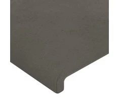 Galvūgalis su auselėmis, tamsiai pilkos,83x23x78/88cm, aksomas