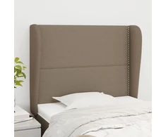 Galvūgalis su auselėmis, taupe, 103x23x118/128cm, audinys