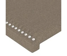 Galvūgalis su auselėmis, taupe, 103x23x118/128cm, audinys