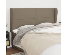 Galvūgalis su auselėmis, taupe, 203x23x118/128cm, audinys