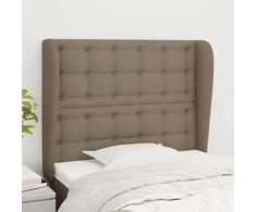 Galvūgalis su auselėmis, taupe, 83x23x118/128cm, audinys