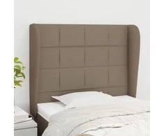 Galvūgalis su auselėmis, taupe, 83x23x118/128cm, audinys
