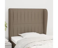 Galvūgalis su auselėmis, taupe, 83x23x118/128cm, audinys