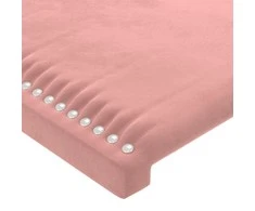Galvūgalis su auselėmis,rožinės spalvos,103x23x78/88cm, aksomas