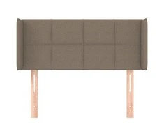 Galvūgalis su auselėmis,taupe spalvos,103x16x78/88cm, audinys