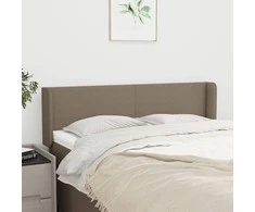 Galvūgalis su auselėmis,taupe spalvos,147x16x78/88cm, audinys