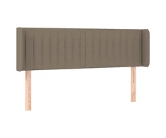 Galvūgalis su auselėmis,taupe spalvos,147x16x78/88cm, audinys