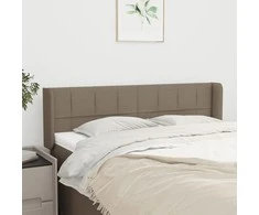 Galvūgalis su auselėmis,taupe spalvos,147x16x78/88cm, audinys