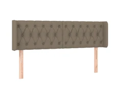 Galvūgalis su auselėmis,taupe spalvos,147x16x78/88cm, audinys