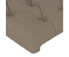 Galvūgalis su auselėmis,taupe spalvos,147x16x78/88cm, audinys