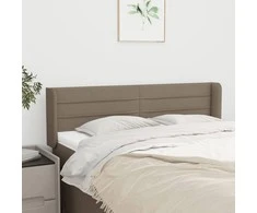 Galvūgalis su auselėmis,taupe spalvos,147x16x78/88cm, audinys