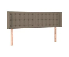 Galvūgalis su auselėmis,taupe spalvos,147x16x78/88cm, audinys