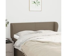 Galvūgalis su auselėmis,taupe spalvos,147x23x78/88cm, audinys