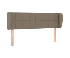 Galvūgalis su auselėmis,taupe spalvos,147x23x78/88cm, audinys
