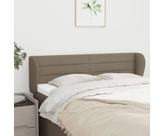 Galvūgalis su auselėmis,taupe spalvos,147x23x78/88cm, audinys
