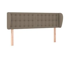 Galvūgalis su auselėmis,taupe spalvos,147x23x78/88cm, audinys