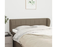 Galvūgalis su auselėmis,taupe spalvos,147x23x78/88cm, audinys