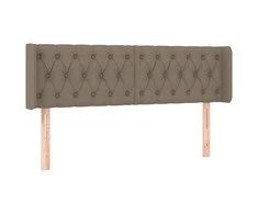 Galvūgalis su auselėmis,taupe spalvos,163x16x78/88 cm, audinys