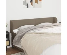 Galvūgalis su auselėmis,taupe spalvos,203x23x78/88 cm, audinys